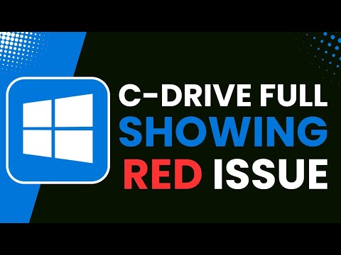C-Drive Full and Showing Red Issue in Windows 11 Fix