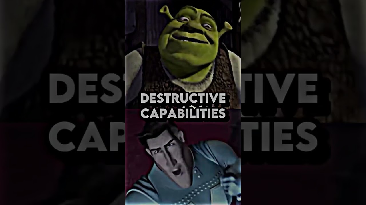 Shrek vs Metro Man - Never Gonna Give You Up - Rick Astley