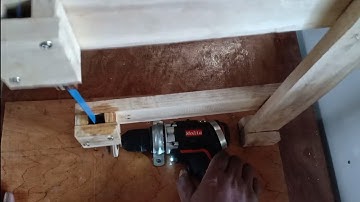 Make a scroll saw from an electric drill