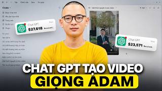 How to use ChatGPT to create videos with an Adam voice for free - Do it yourself right now Update