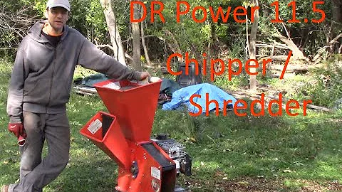 DR Power 11.5 (Pro 400) Chipper/Shredder Demonstration & Review