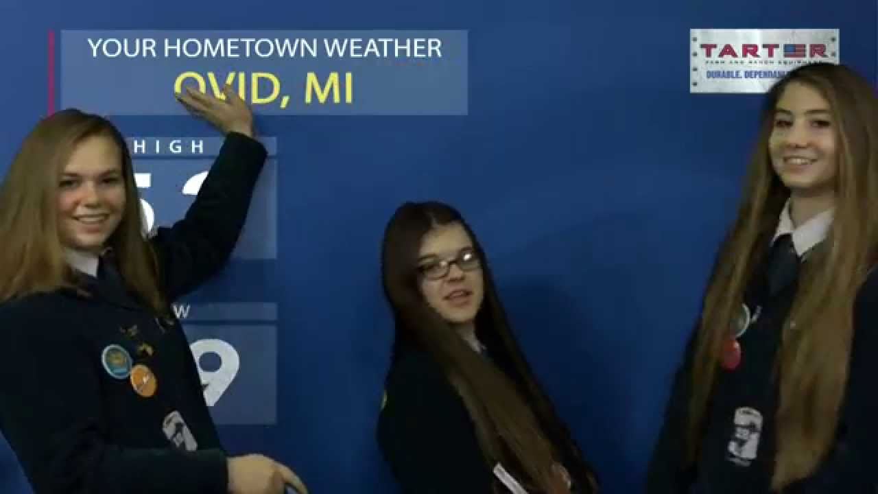 Look! I did the Ovid, MI forecast!! YouTube