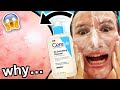 I tried CeraVe SA Cleanser for ONE WEEK!! (I was shocked honey... in tears almost)