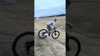 Biking with bro #mtb #crash #fypage #relatable