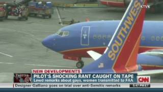 CNN Pilot attacks gays overweight in rant