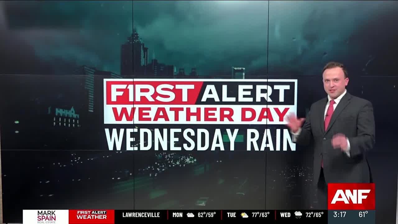 First Alert Forecast | Widespread wet weather has prompted a Wednesday ...