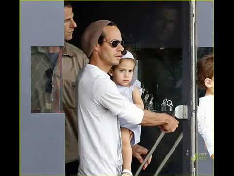 Jennifer Lopez Marc Anthony y sus hijos - YouTube