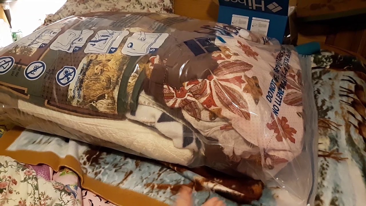 Part 1 Hibag vacuum storage bag storing quilts for winter YouTube