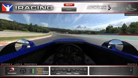 SimHQ Motorsports - Driving iRacing: A Fast Lap at Spa (cockpit view)