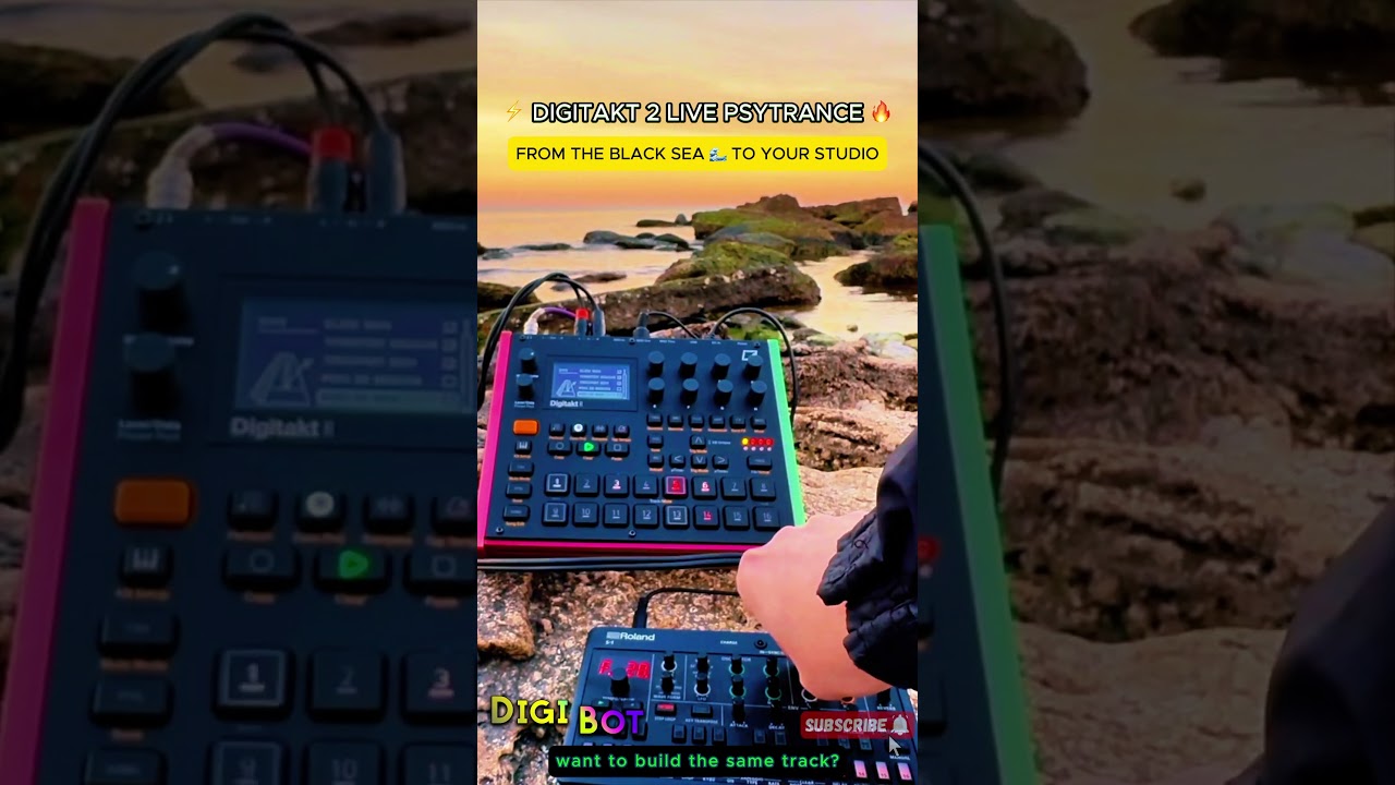 Make This Psytrance Drop Yourself ⚙️ Digitakt 2 x Sea Session