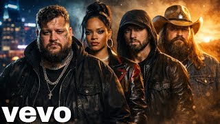 Chris Stapleton ft Eminem ft Rihanna ft Jelly Roll - Ashes & Angels (AI Music Video)