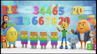 Count to 100 with Fruits & Friends 🍓🍉 | High-Energy Learning for Kids! screenshot 1