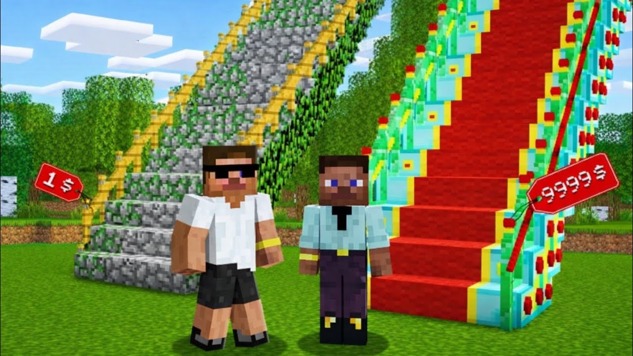 STAIR BUILD CHALLENGE IN MINECRAFT 😱