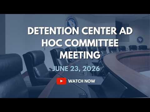 Detention Center Ad Hoc Committee - June 23, 2026