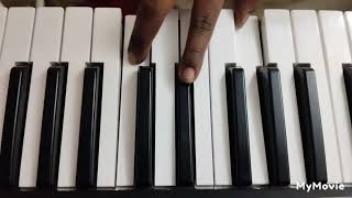#Courds Minor And Major C C# D D# E F F# G G# A A# B C All Western Note On Piano Lesson 6