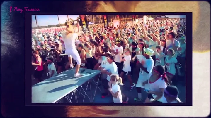 Amy Fournier - Color Me Rad Miami Zumba Event at Sun Life Stadium