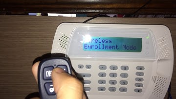 How to enroll new keyfob for DSC 9045 Wireless alarm panel