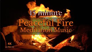 Soothe Your Soul  Gentle Flute & Fire with 432HZ