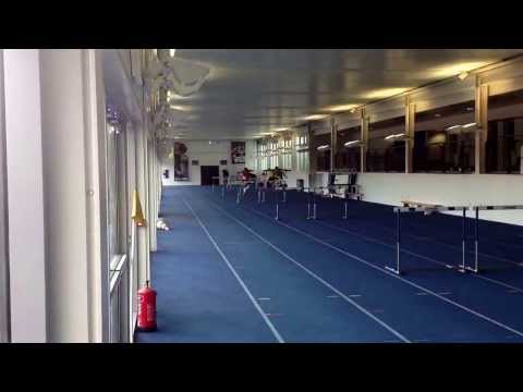 Dave & Julian (3 stride, 5 stride) 6 hurdles - 28.01.14 (2)