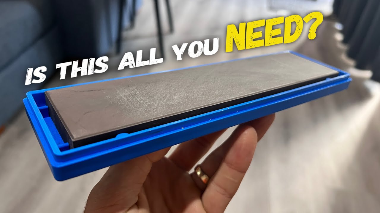 Можно ли добиться успеха, используя всего один точильный камень? Spyderco Medium