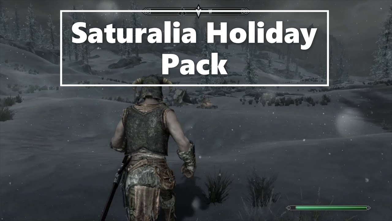 Skyrim Special Edition - "Saturalia Holiday Pack" without commentary