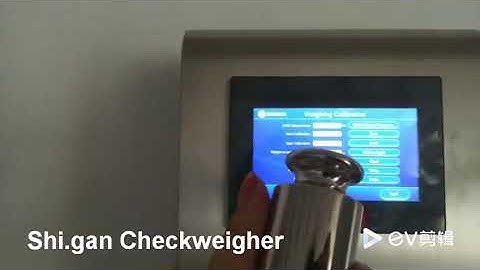 Calibration Weight for Check Weigher