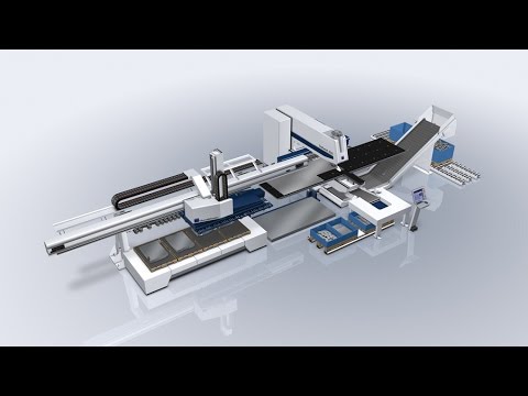 TRUMPF Automatisierung: SortMaster Box Linear und DisposeMaster - YouTube