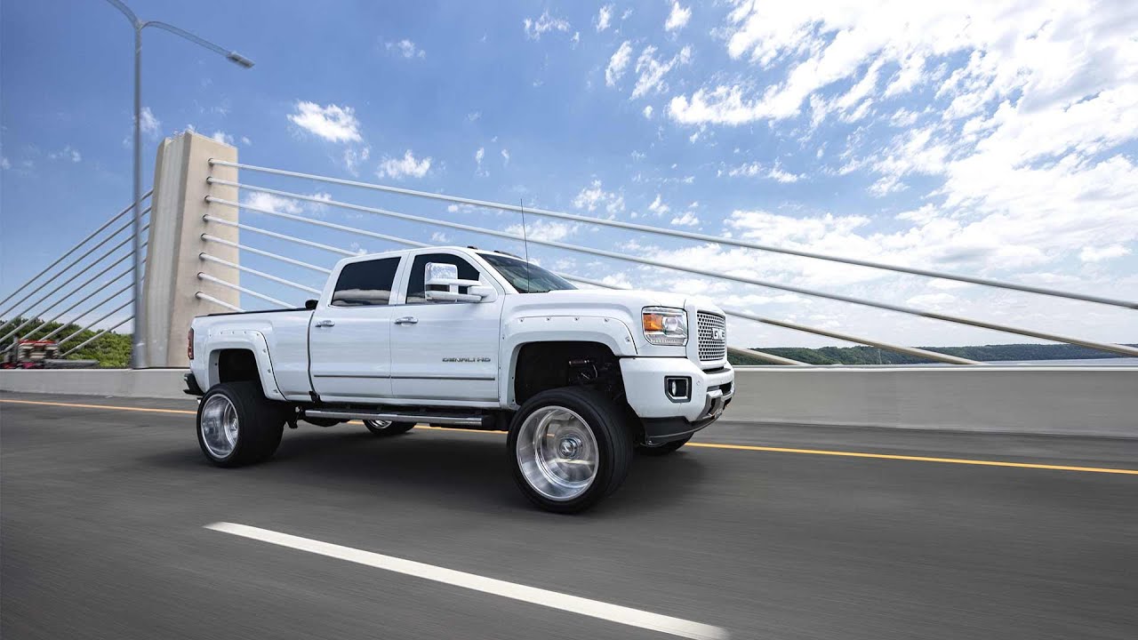 GMC Sierra Denali gets New Suspension, Tires, Wheels, & Lighting kit