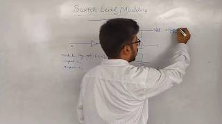 How to write a Verilog HDL code for NOT Gate in Switch Level Modeling by Mr. Noor Ul Abedin