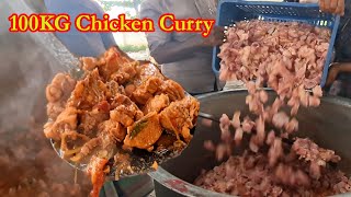 Cooking 100KG Chicken Curry | 100 கிலோ சிக்கன் குழம்பு