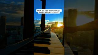 should I release this song in 2026? 👀🎵 #piano #2026 #holiday #music #ideas #christmas #sunset