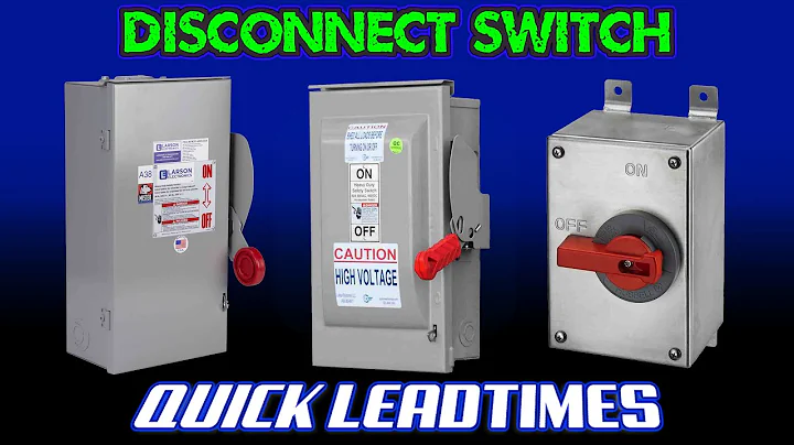 Non-Fused Safety Disconnects for Power Distribution
