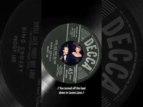 Peggy Lee & Bing Crosby ~ Little Jack Frost, Get Lost #shorts