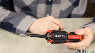 8 in 1 Screwdriver With Flashlight By i-Zoom