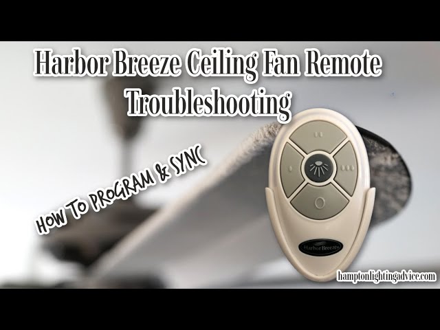 Harbor Breeze Ceiling Fan Remote