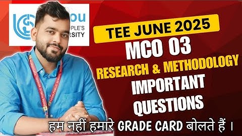 🔥 MCO-03 TEE June 2025 🔥 | Most Expected Questions ✅ | IGNOU M.Com Must Watch 🎯