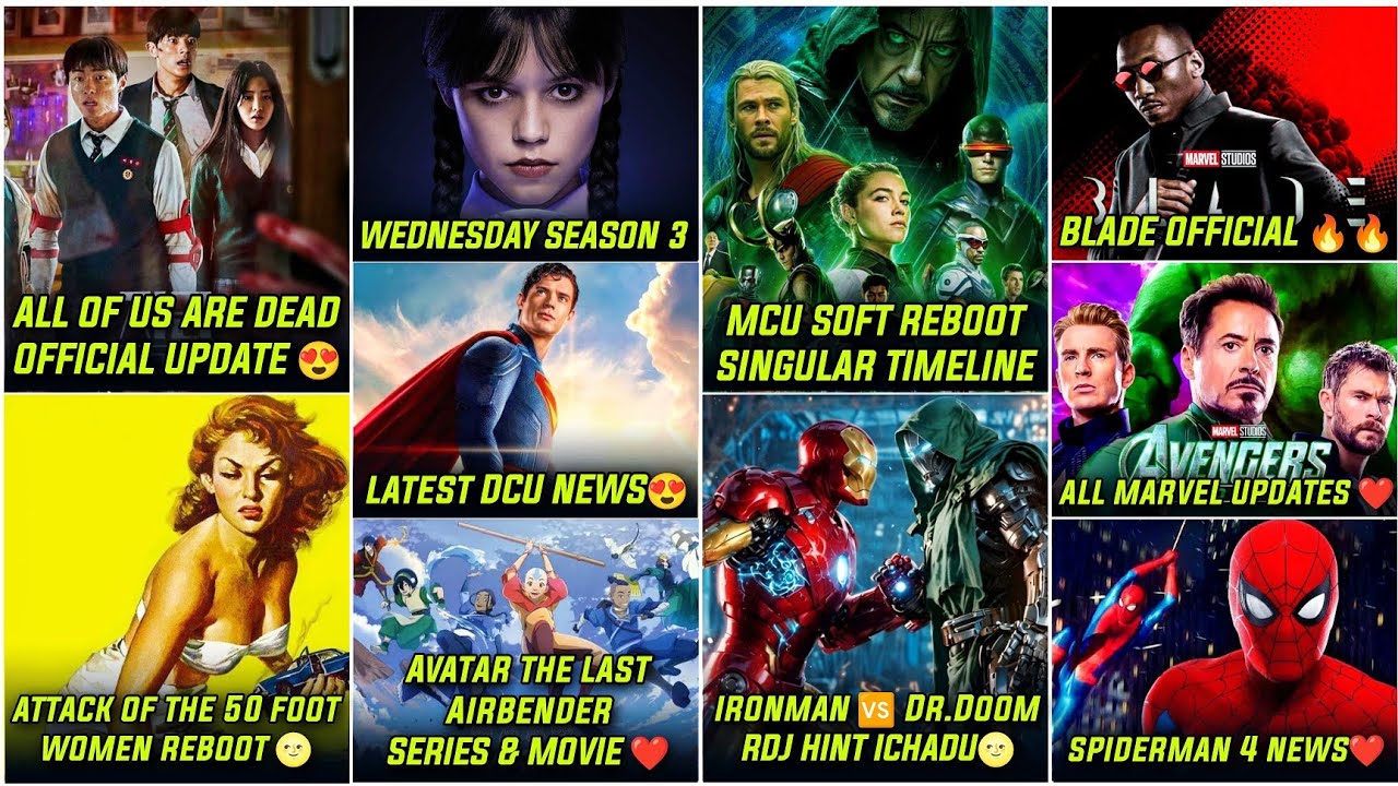 Secret Wars Reboot MCU : Spiderman 4 : Blade : All of us are dead : Avengers doomsday : Marvel news
