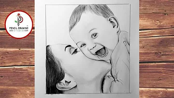 mothers love❤ how to draw mothers day special drawing || pencil drawing || pencil drawing studio