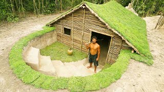 Build Secret Underground Grass House by Tube Survival Wilderness 37,578 views 10 months ago 14 minutes, 18 seconds