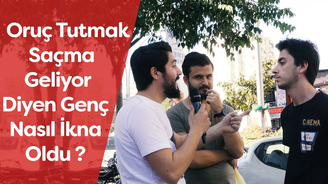 Oruç Tutmak Saçma Geliyor Diyen Genç Nasıl İkna Oldu ? ( Sokak Röportajı ) - Onur Kaplan