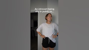 Introvert in public vs at home #introvert #shorts