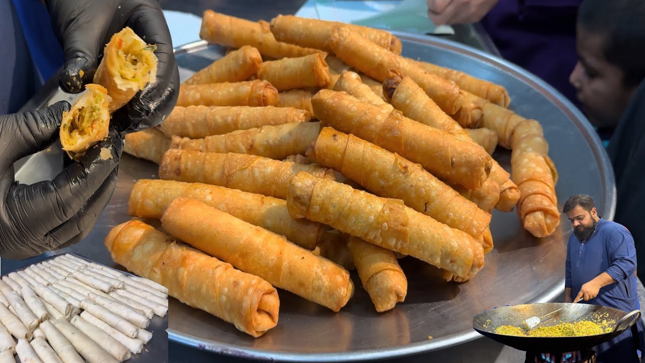 Chicken veg roll recipe | Ramdan SEp:5 | by Farooq ghouri