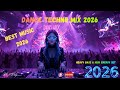 Techno Party Mix 2026 ⚡ Bass Boosted Dark Rave | Nonstop Heavy Bass