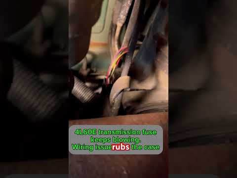 Blown trans fuse. #4l60e #astrovan #chevy #gmc #chevytrucks #mechanic #automobile #transmission