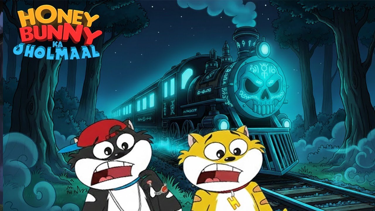 Honey Bunny को मिली रहस्यमयी Glowing ट्रेन | Episodes In Hindi | Animated Stories | Funny Cartoon