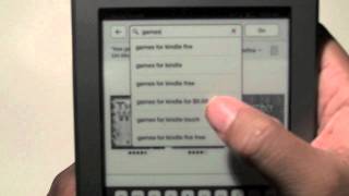 Kindle Touch: Getting Games​​​ | H2TechVideos​​​