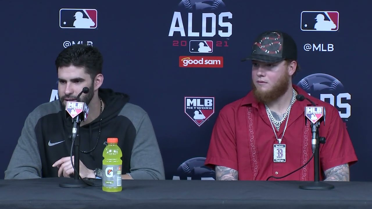 J.D. Martinez & Alex Verdugo Postgame Press Conference | ALDS Game 2