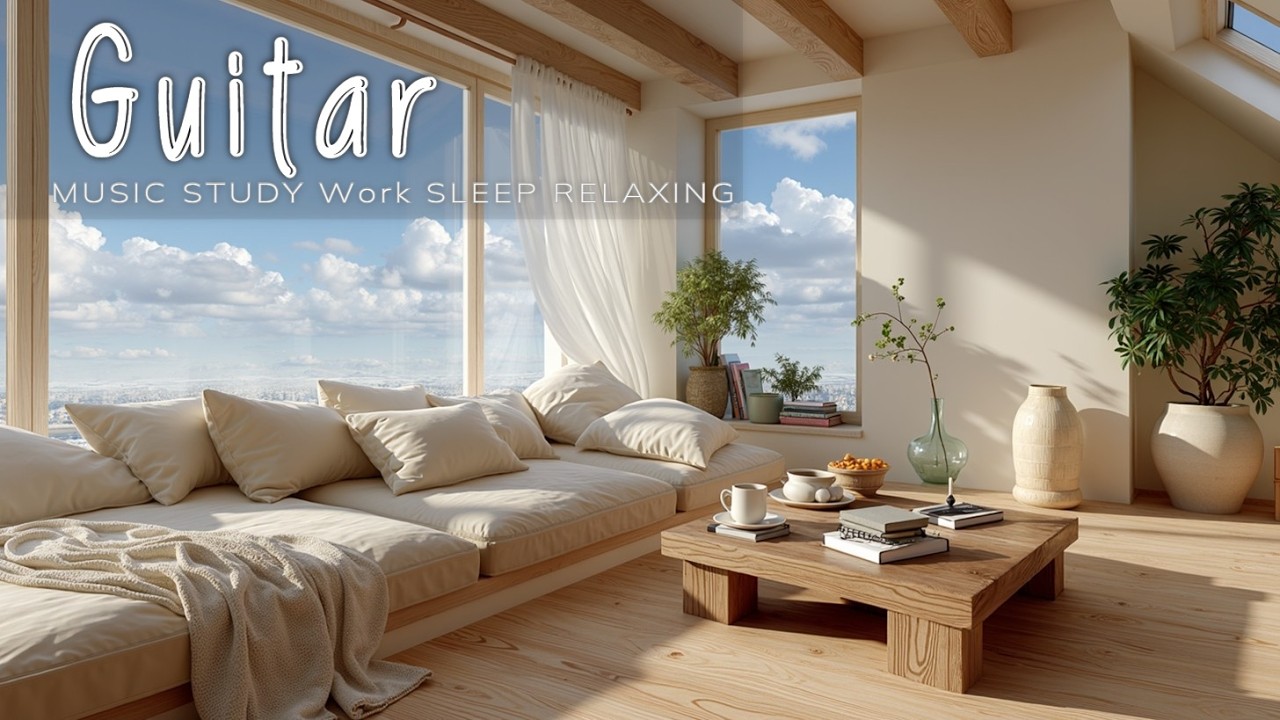 Relaxing Acoustic Guitar Instrumental Music ~ Спокойный фон для фокуса и отдыха