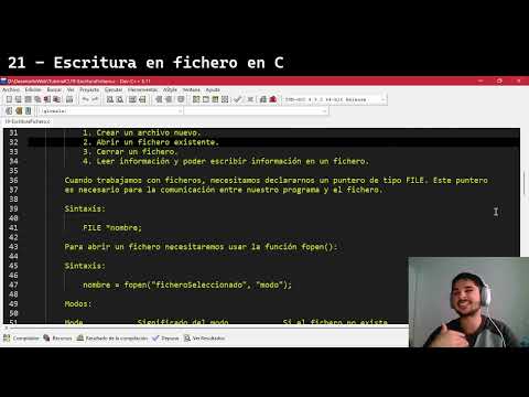 📝 21- ¡ESCRITURA EN FICHEROS en C! | ©️ Tutorial Programación en C ©️