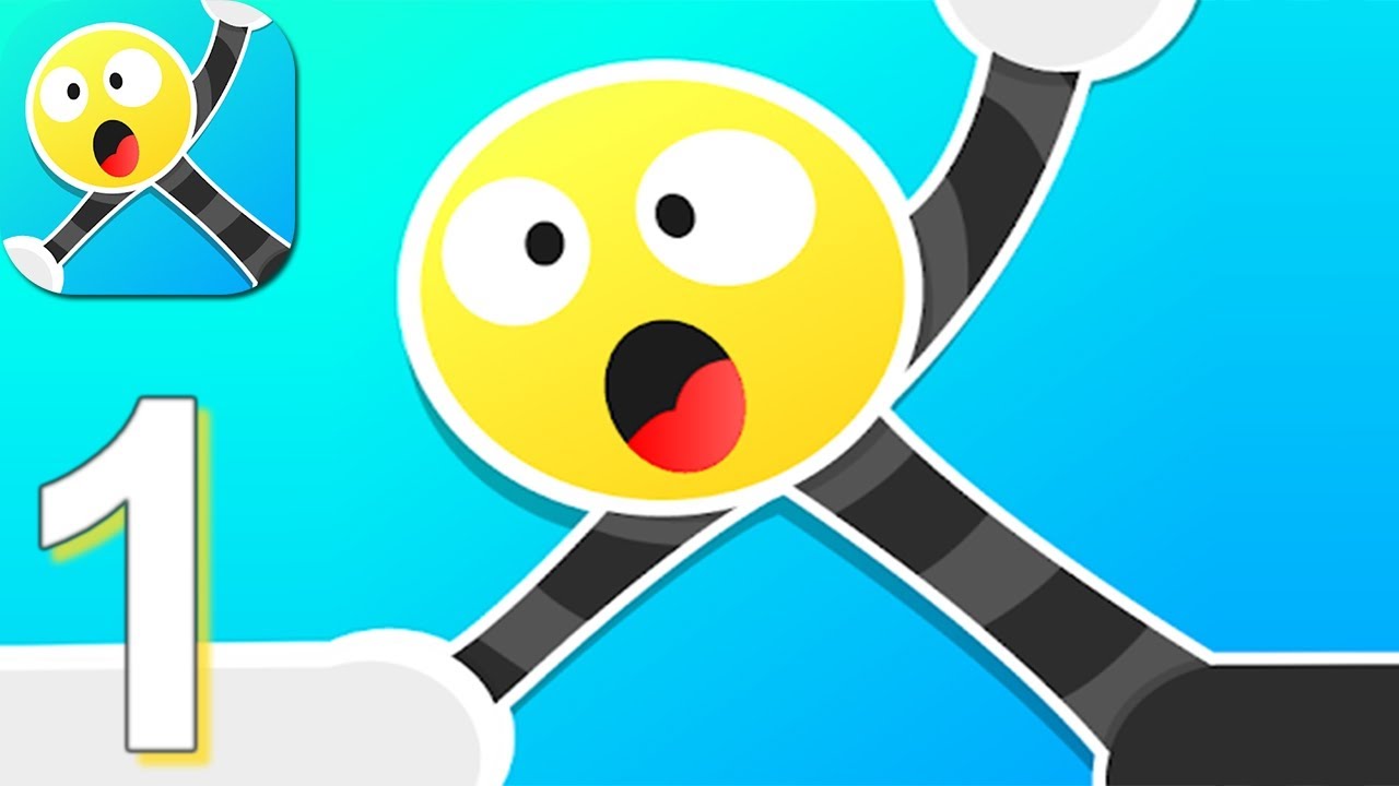 Stretch Guy - Gameplay Walkthrough Part 1 Levels 1-21 (Android, iOS)